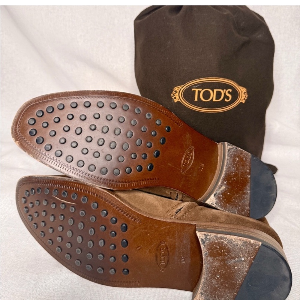 Tod's Brown Suede Men's Boots - Picture 8 of 8